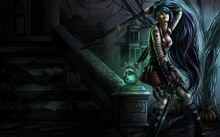 schoolgirls league of legends katarina the sinister blade 1920x1200 wallpaper 